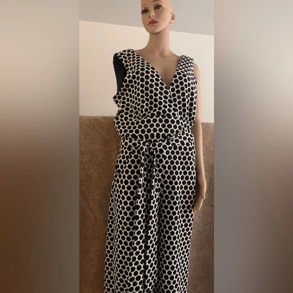 NEW EVA FRANCO jumpsuit Large NWT - Picture 4 of 8